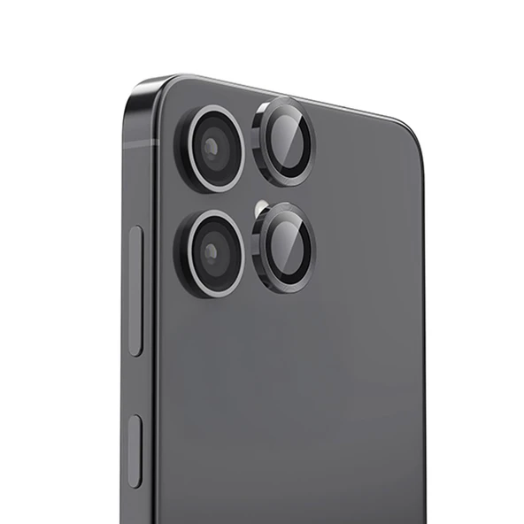 A06 Raze Metal Kamera Lens - Siyah ürün görseli 1