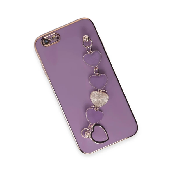 İphone 6 Esila Silikon - Mor - Resim 3