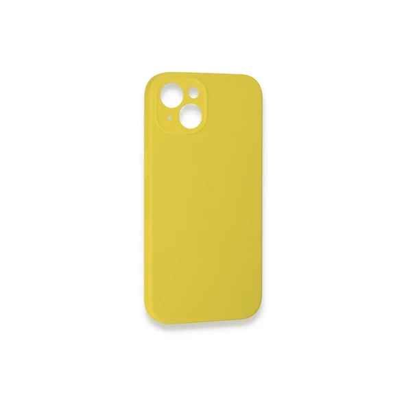 İphone 13 Lansman Legant Silikon - Sarı - Resim 3