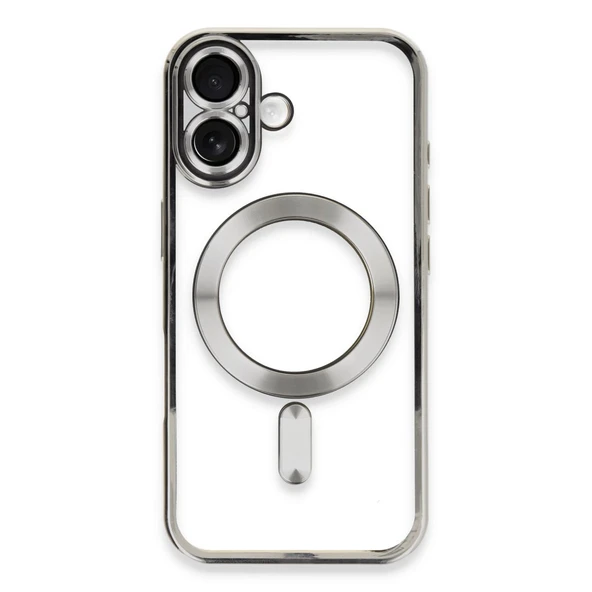 İphone 16 Kross Magneticsafe Kapak - Gümüş ürün görseli 1