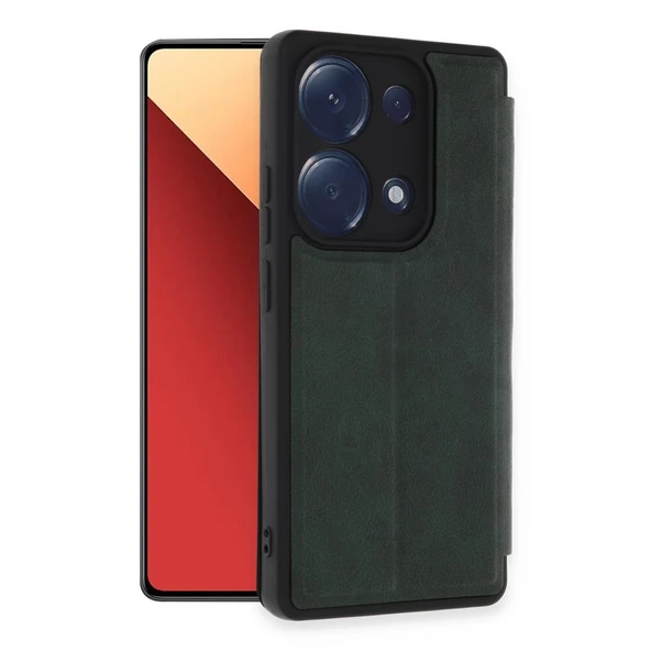 13 4G Flip Cover - Koyu Yeşil ürün görseli 1