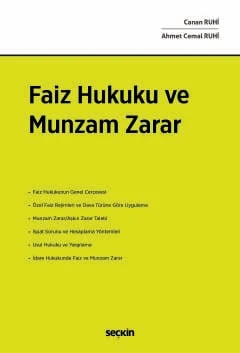 Faiz Hukuku ve Munzam Zarar Canan Ruhi,Ahmet Cemal Ruhi 1. Baskı, Temmuz 2026 ürün görseli 1
