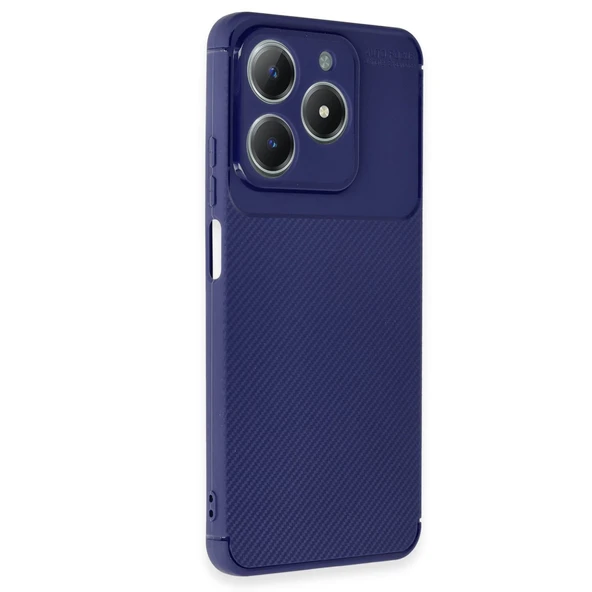 C61 Auto Focus Karbon Kapak - Lacivert - Resim 2