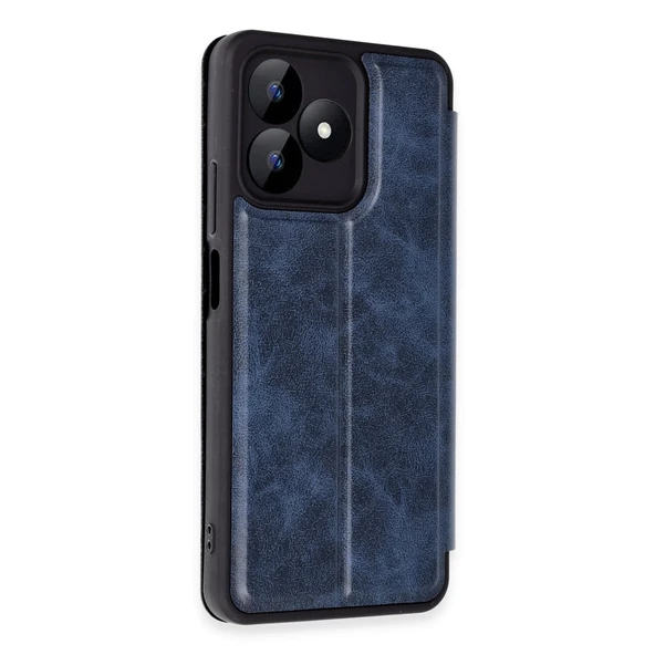 50 4G Flip Cover - Lacivert - Resim 2