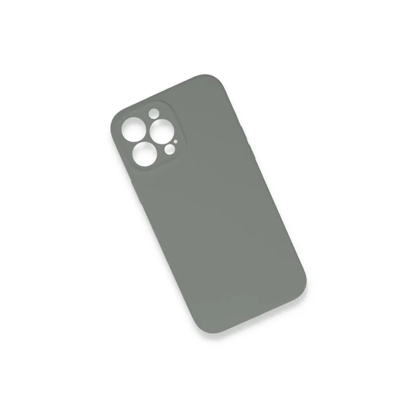 İphone 13 Lansman Legant Silikon - Gri - Resim 2