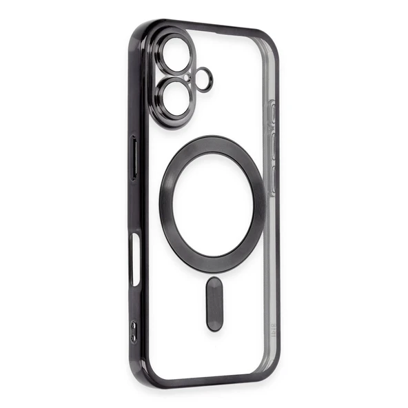 İphone 16 Kross Magneticsafe Kapak - Siyah - Resim 2