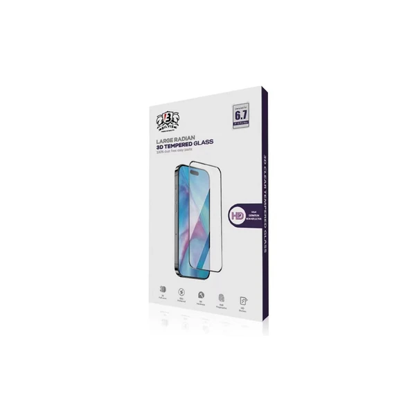 İphone 16 Bilvis 0.18Mm Cam Ekran ürün görseli 1