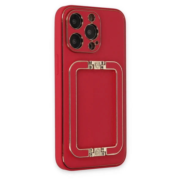 İphone 13 Coco Elit Kapak - Kırmızı - Resim 2