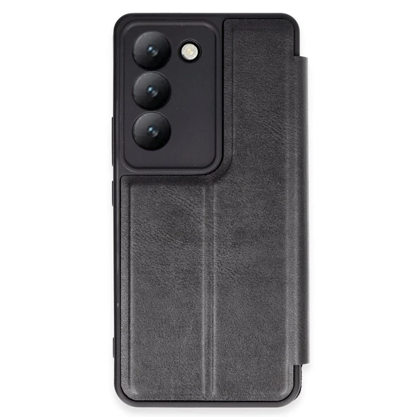 V30 Lite 4G Flip Cover - Siyah ürün görseli 1