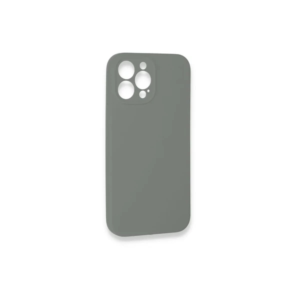 İphone 13 Lansman Legant Silikon - Gri - Resim 3