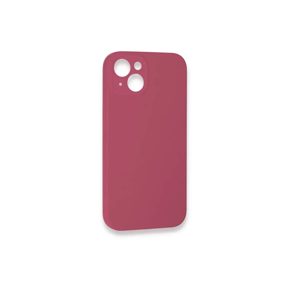 İphone 13 Lansman Legant Silikon - Fuşya - Resim 3
