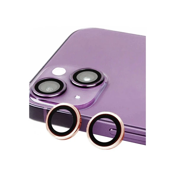İphone 13 Raze Metal Kamera Lens - Pembe ürün görseli 1
