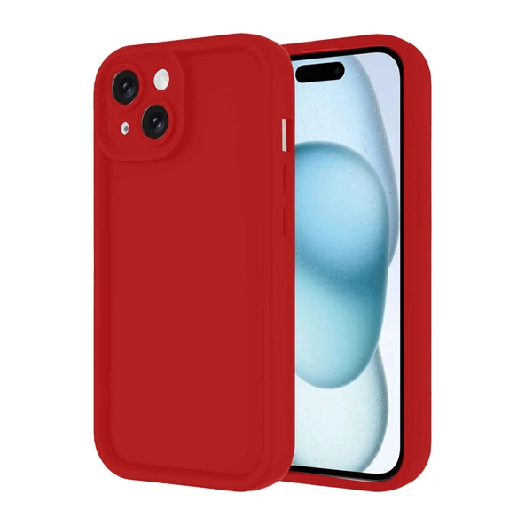 İphone 14 Viera Silikon - Kırmızı ürün görseli 1