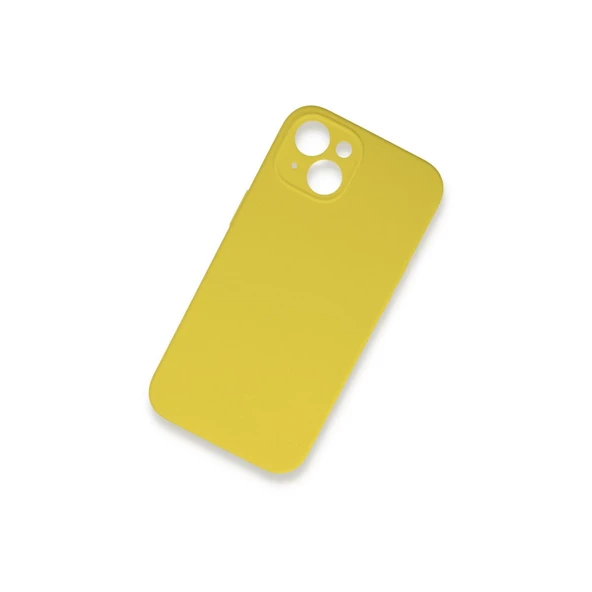 İphone 13 Lansman Legant Silikon - Sarı - Resim 2