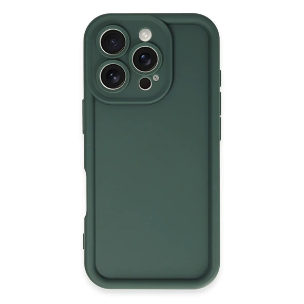 İphone 16 Viera Silikon - Koyu Yeşil - Resim 2