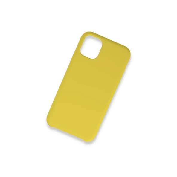 İphone 11 Lansman Legant Silikon - Sarı - Resim 2
