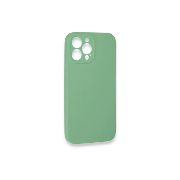 İphone 13 Lansman Legant Silikon - Yeşil - Resim 3