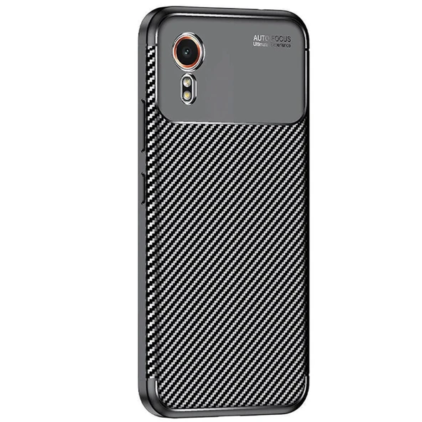 Xcover 7 Auto Focus Karbon Kapak - Siyah - Resim 3