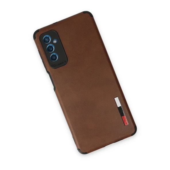 M52 5G Loop Deri Silikon - Kahverengi - Resim 3