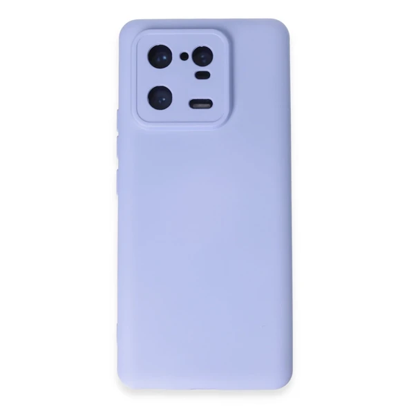 Mi 13 Nano İçi Kadife Silikon - Lila ürün görseli 1