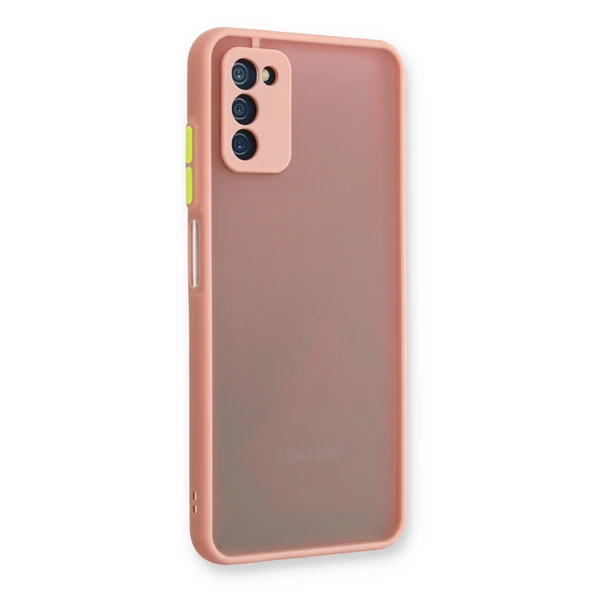 A03S Montreal Silikon Kapak - Pembe - Resim 2