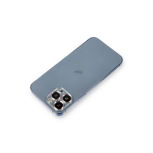 İphone 12 Metal Kamera Lens Koruma Cam - Mor ürün görseli 1