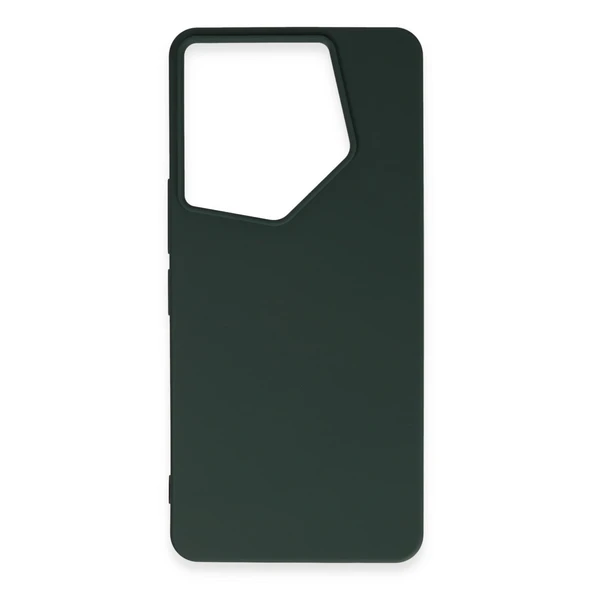 Camon 20 5G First Silikon - Koyu Yeşil - Resim 2