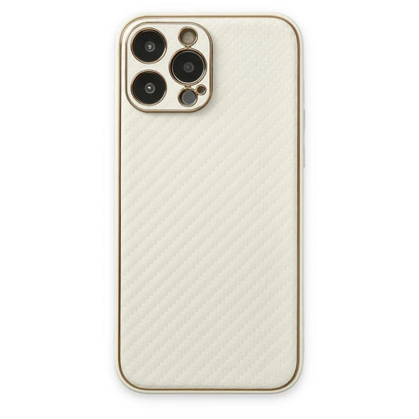 İphone 13 Coco Karbon Silikon - Beyaz ürün görseli 1