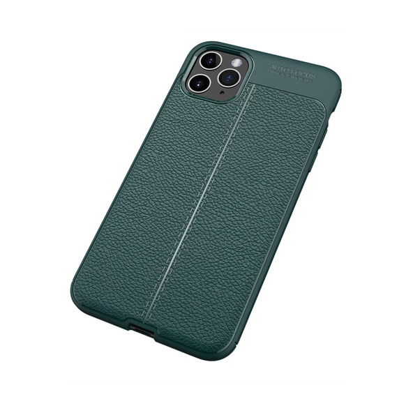 İphone 11 Auto Focus Kapak - Yeşil - Resim 2