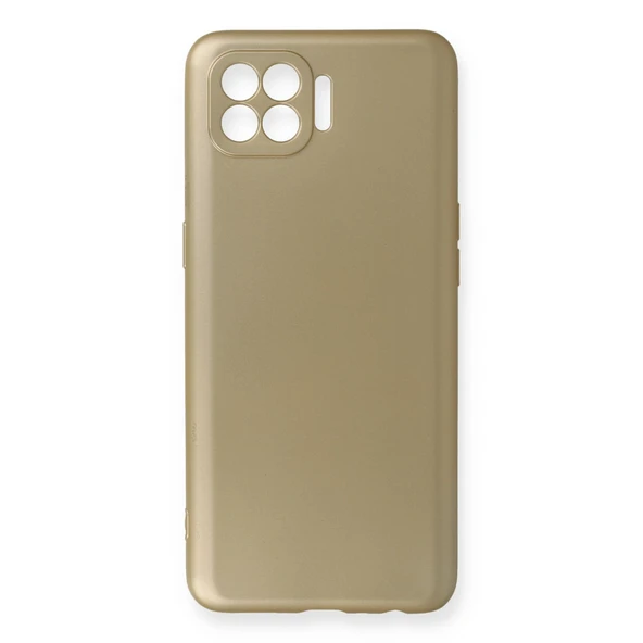 Reno 4 Lite First Silikon - Gold ürün görseli 1