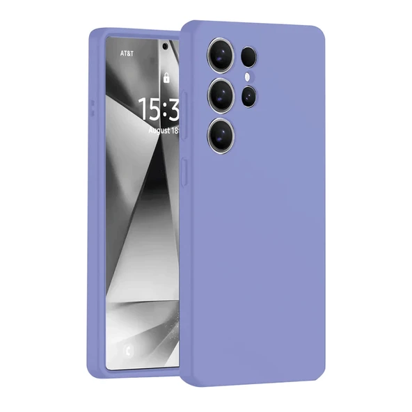 S25 Nano İçi Kadife Silikon - Lila ürün görseli 1