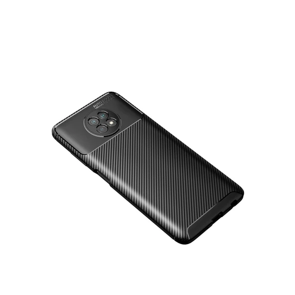 9 5G Auto Focus Karbon Kapak - Siyah - Resim 2