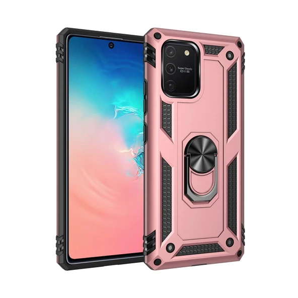 A91 / S10 Lite Sofya Yüzüklü Silikon Kapak - ürün görseli 1