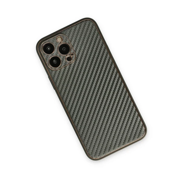 İphone 13 Coco Karbon Silikon - Füme - Resim 2