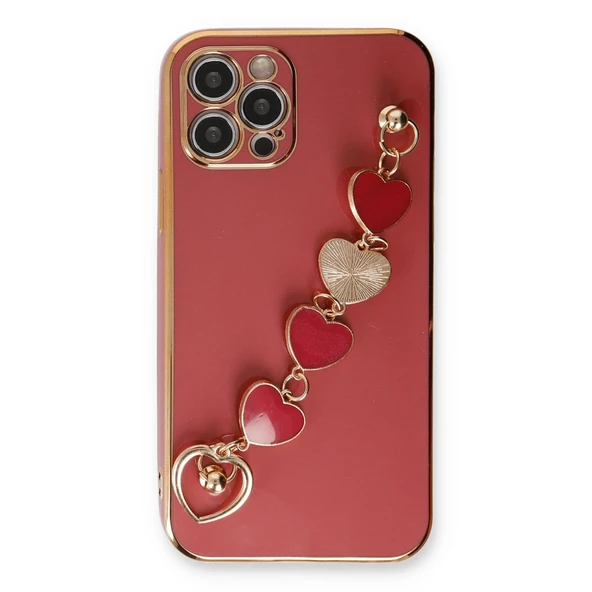 İphone 12 Esila Silikon - Kırmızı - Resim 2