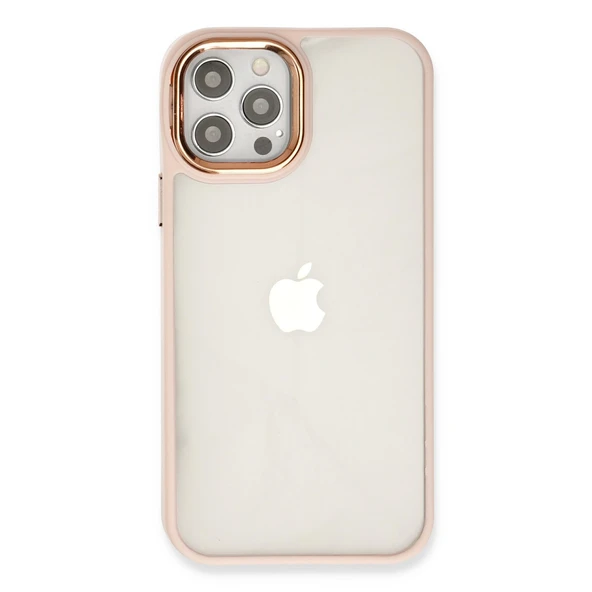 İphone 12 Dora Kapak - Pudra - Resim 3