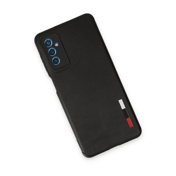 M52 5G Loop Deri Silikon - Siyah - Resim 3