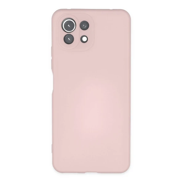 Mi 11 Lite Nano İçi Kadife Silikon - Pudra ürün görseli 1