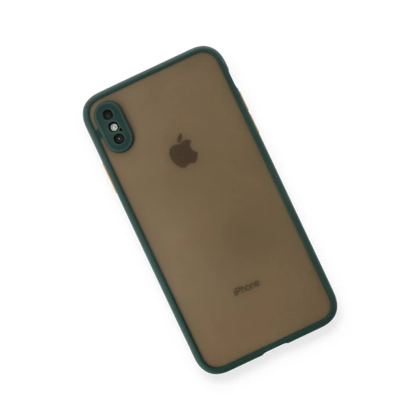 İphone Xs Montreal Silikon Kapak - Yeşil - Resim 3