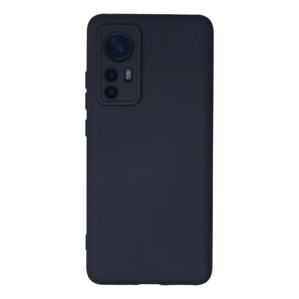 Mi 12 Nano İçi Kadife Silikon - Lacivert ürün görseli 1