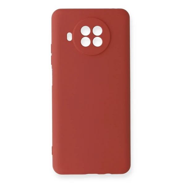 Mi 10T Lite Nano İçi Kadife Silikon - Kiremit ürün görseli 1