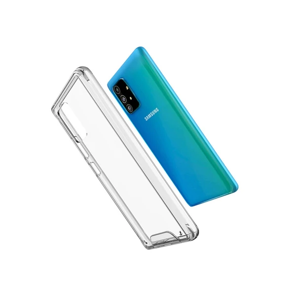 A91 / S10 Lite Lüx Şeffaf Silikon ürün görseli 1