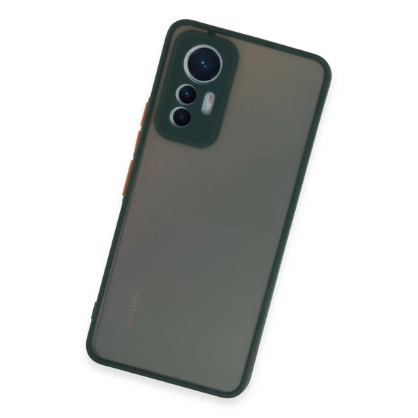 Mi 12 Lite Montreal Silikon Kapak - Yeşil - Resim 3