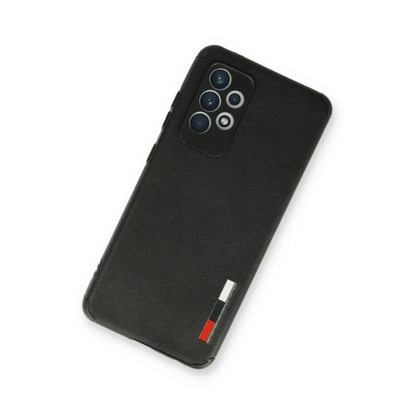 A53 5G Loop Deri Silikon - Siyah - Resim 2
