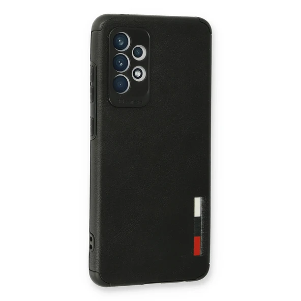 A53 5G Loop Deri Silikon - Siyah - Resim 3