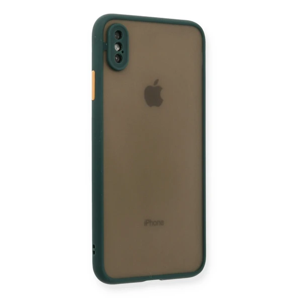 İphone Xs Montreal Silikon Kapak - Yeşil - Resim 2