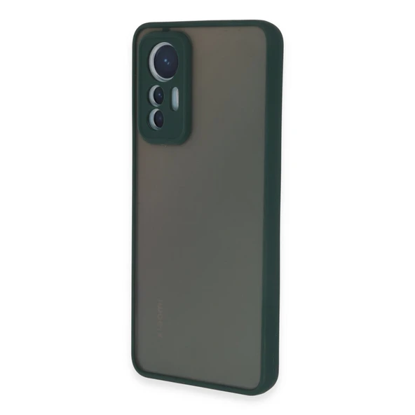 Mi 12 Lite Montreal Silikon Kapak - Yeşil - Resim 2