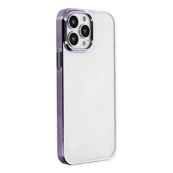 İphone 13 Element Silikon - Mor - Resim 2