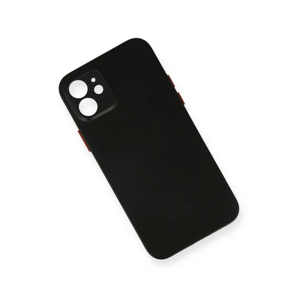 İphone 12 Pp İnce Kapak - Siyah - Resim 3