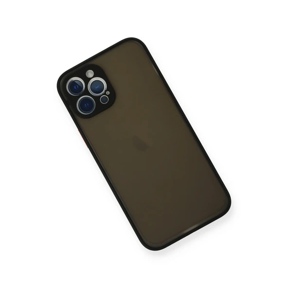 İphone 12 Montreal Silikon Kapak - Siyah - Resim 3